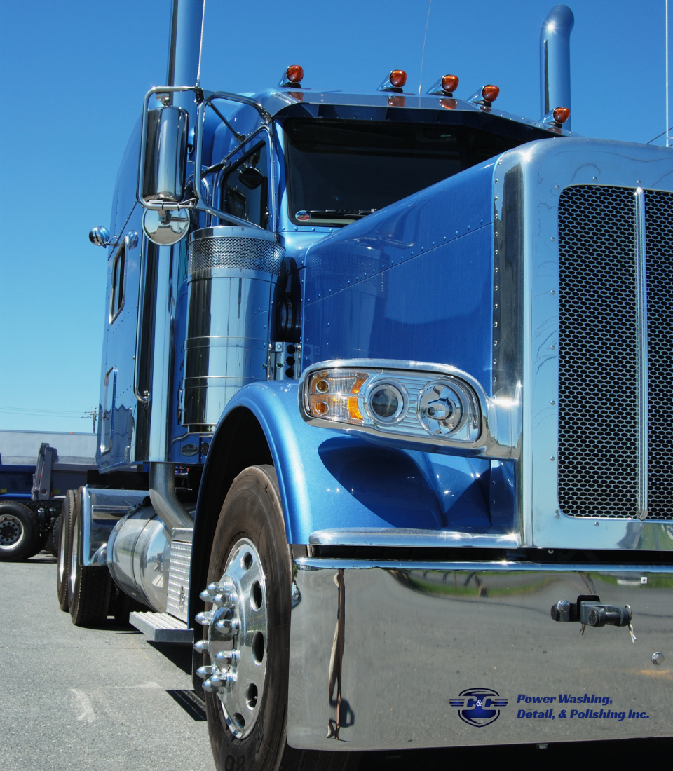 blue semi