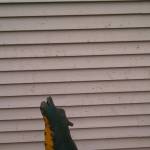 side of house pressure washing
