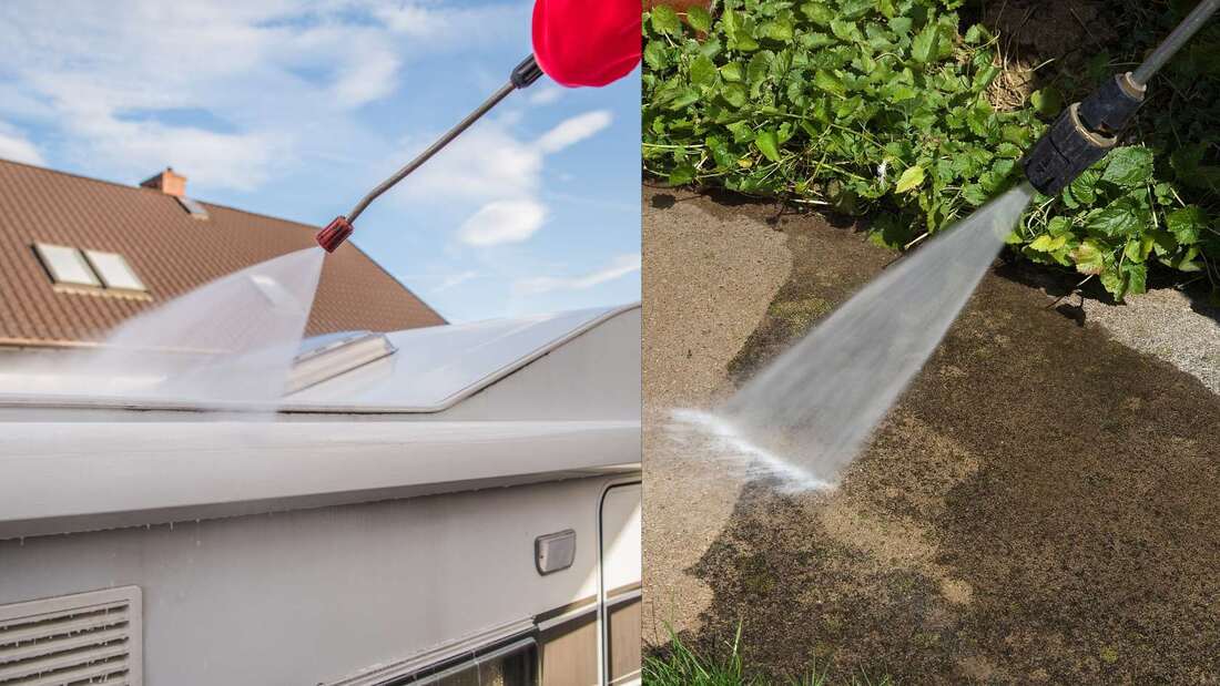 Soft washing vs Power washing concrete comparison for Grand Island property maintenance